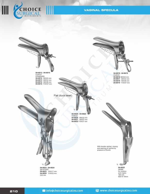  Vaginal Specula & Retractors